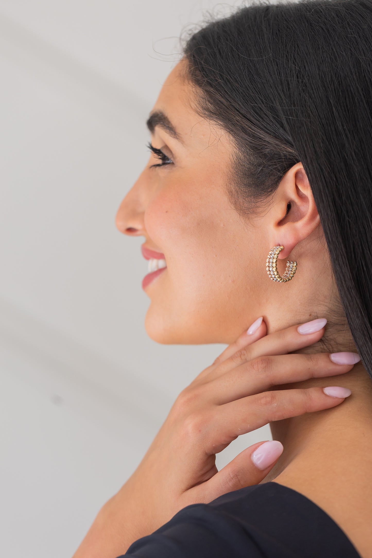 EARRINGS | THE TRIPLE HOOP - LARGE