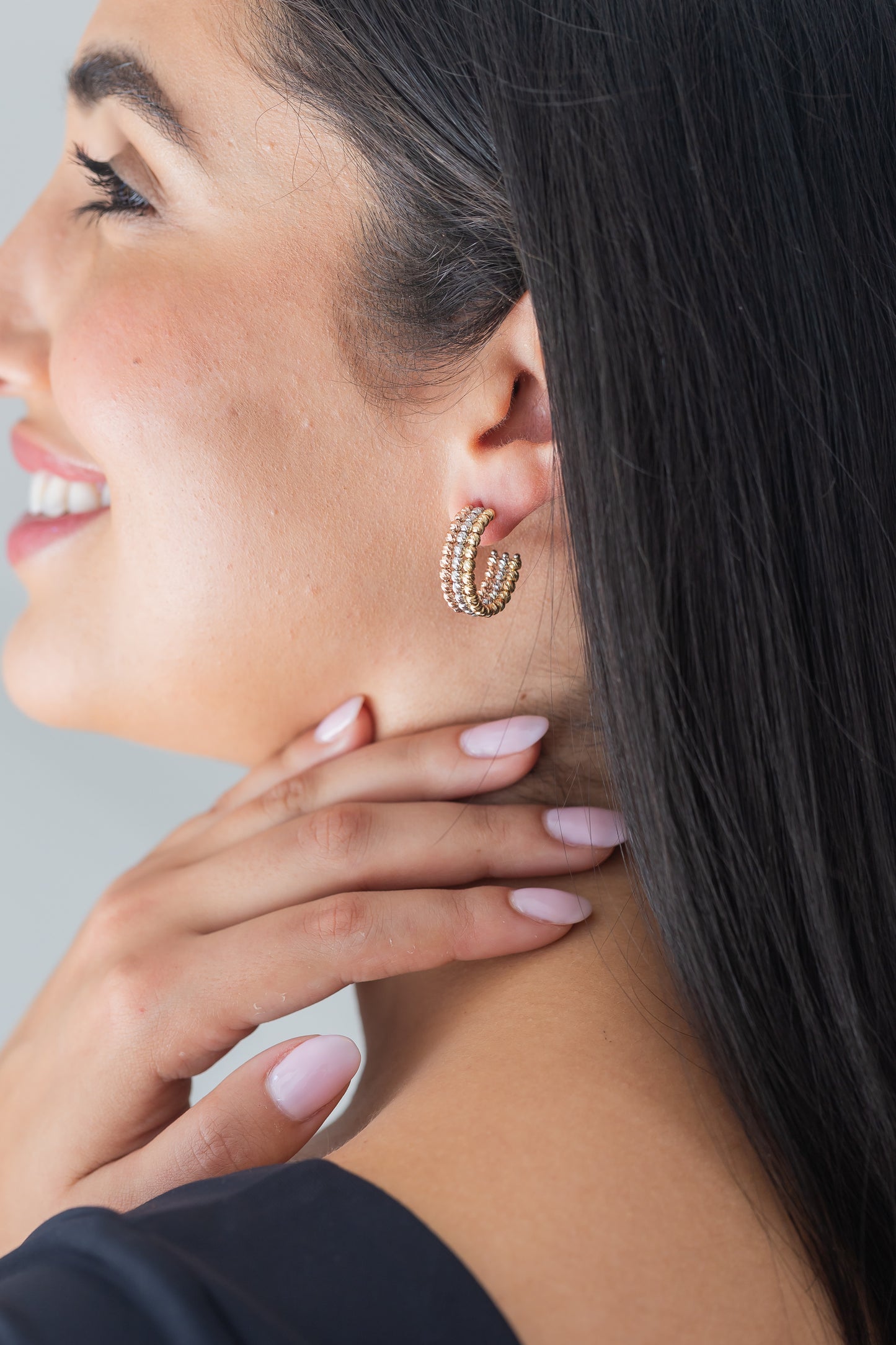 EARRINGS | THE TRIPLE HOOP - LARGE