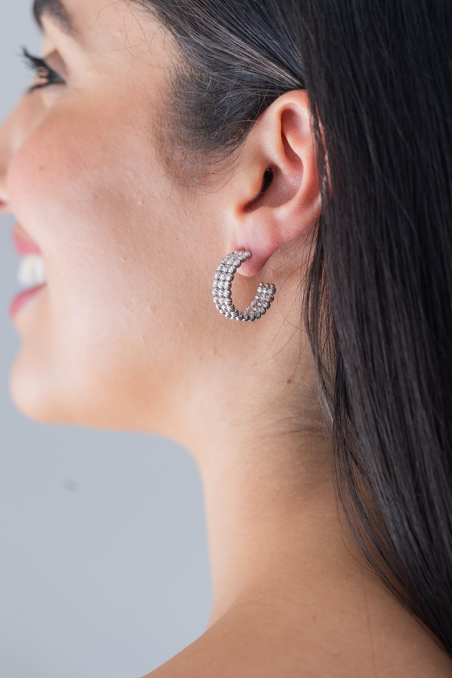 EARRINGS | THE TRIPLE HOOP - SMALL