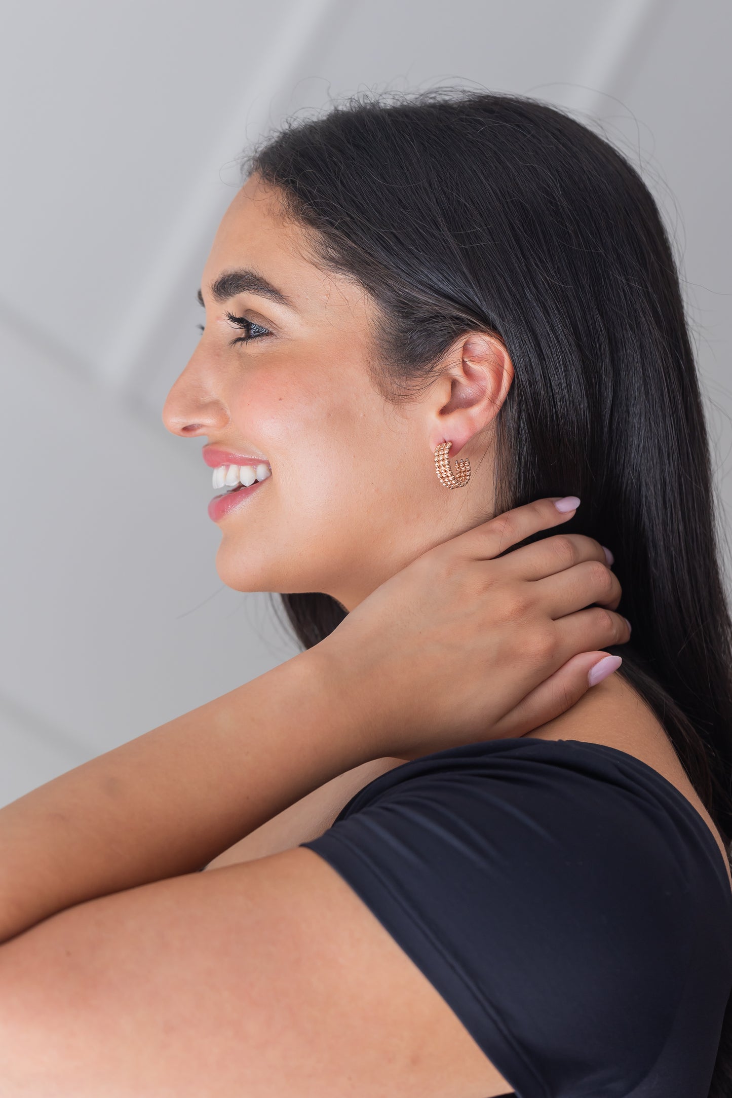 EARRINGS | THE TRIPLE HOOP - SMALL