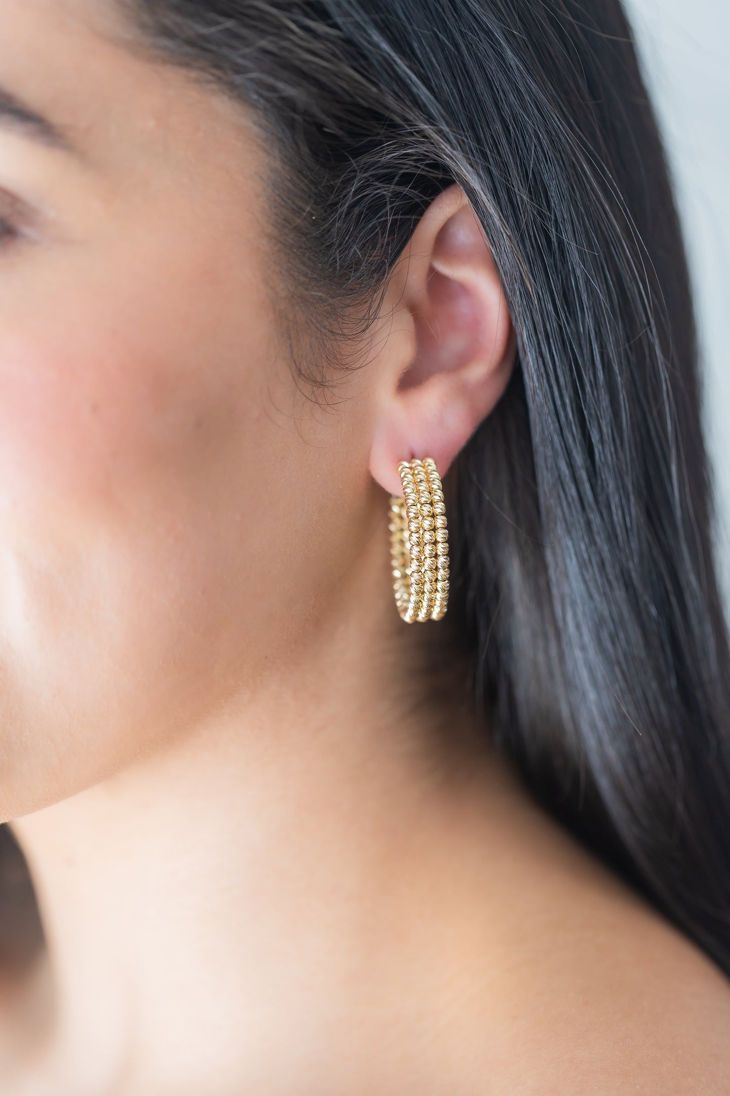 EARRINGS | THE TRIPLE HOOP - LARGE