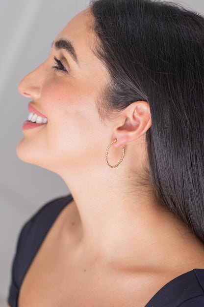 EARRINGS | THE SINGLE HOOP - LARGE