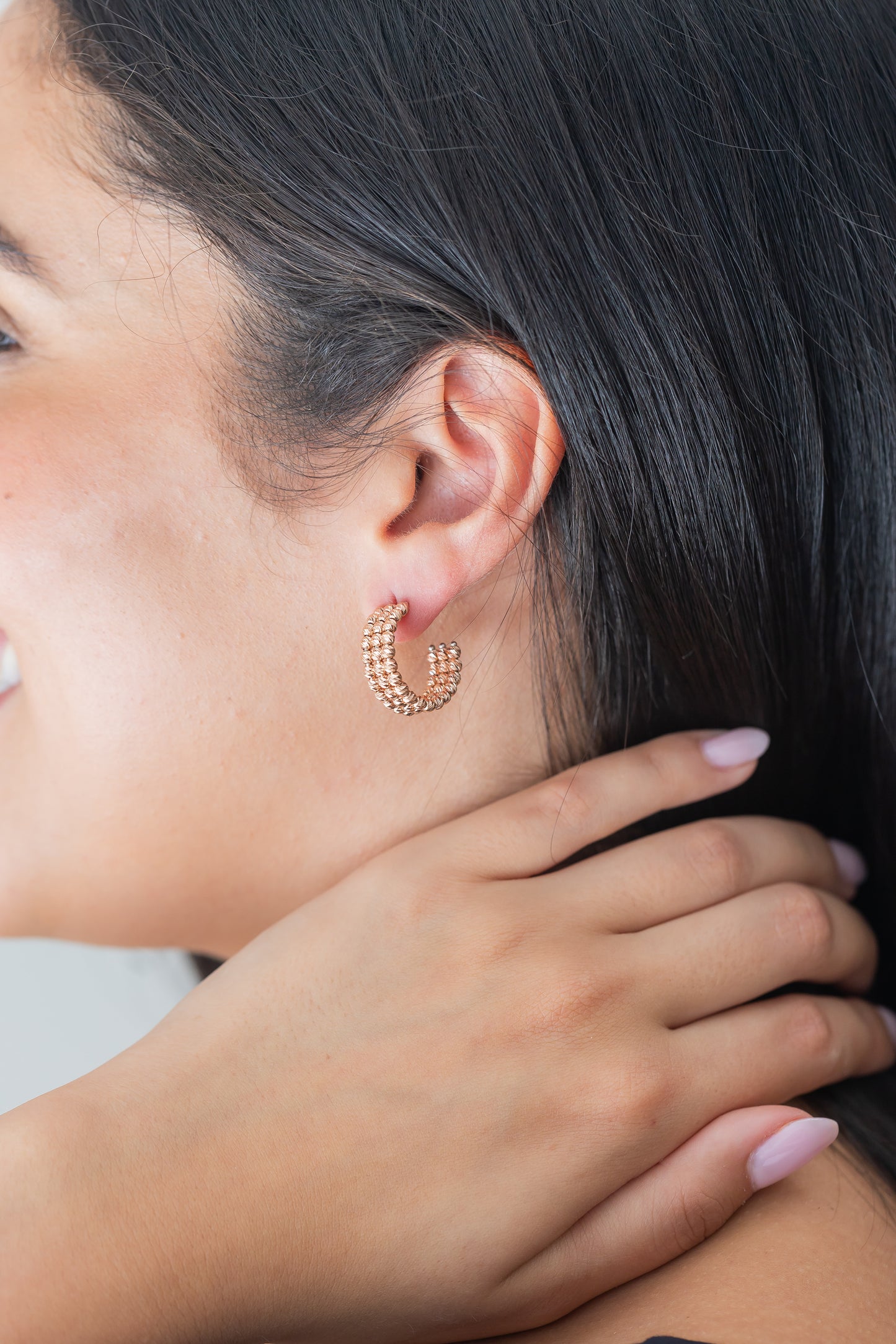 EARRINGS | THE TRIPLE HOOP - SMALL