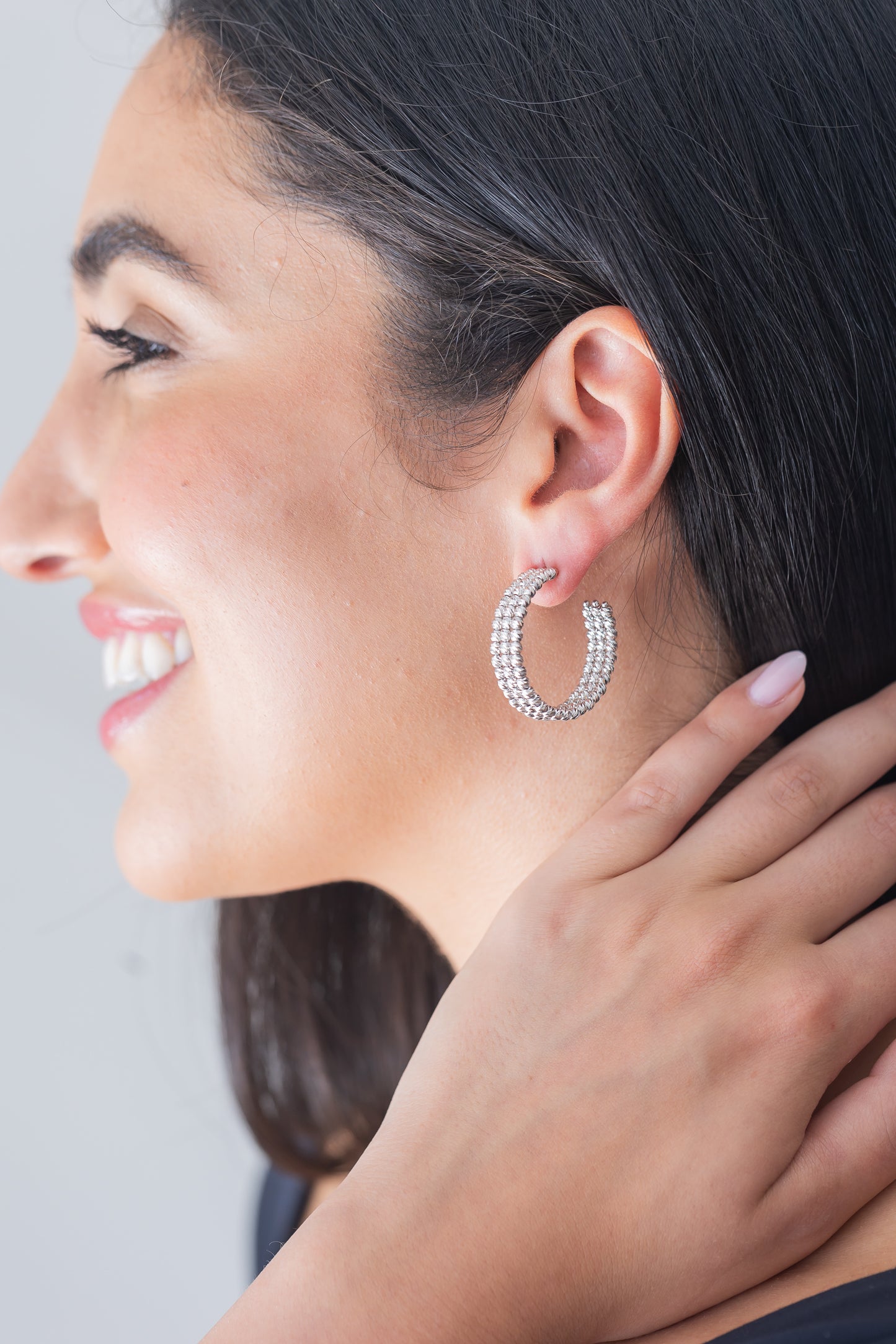 EARRINGS | THE TRIPLE HOOP - LARGE