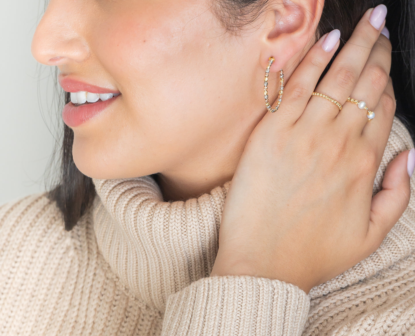 EARRINGS | THE SINGLE HOOP - LARGE