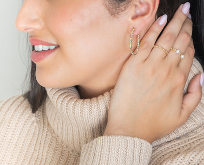 EARRINGS | THE SINGLE HOOP - LARGE